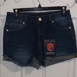 Brand new, never worn, jean shorts.